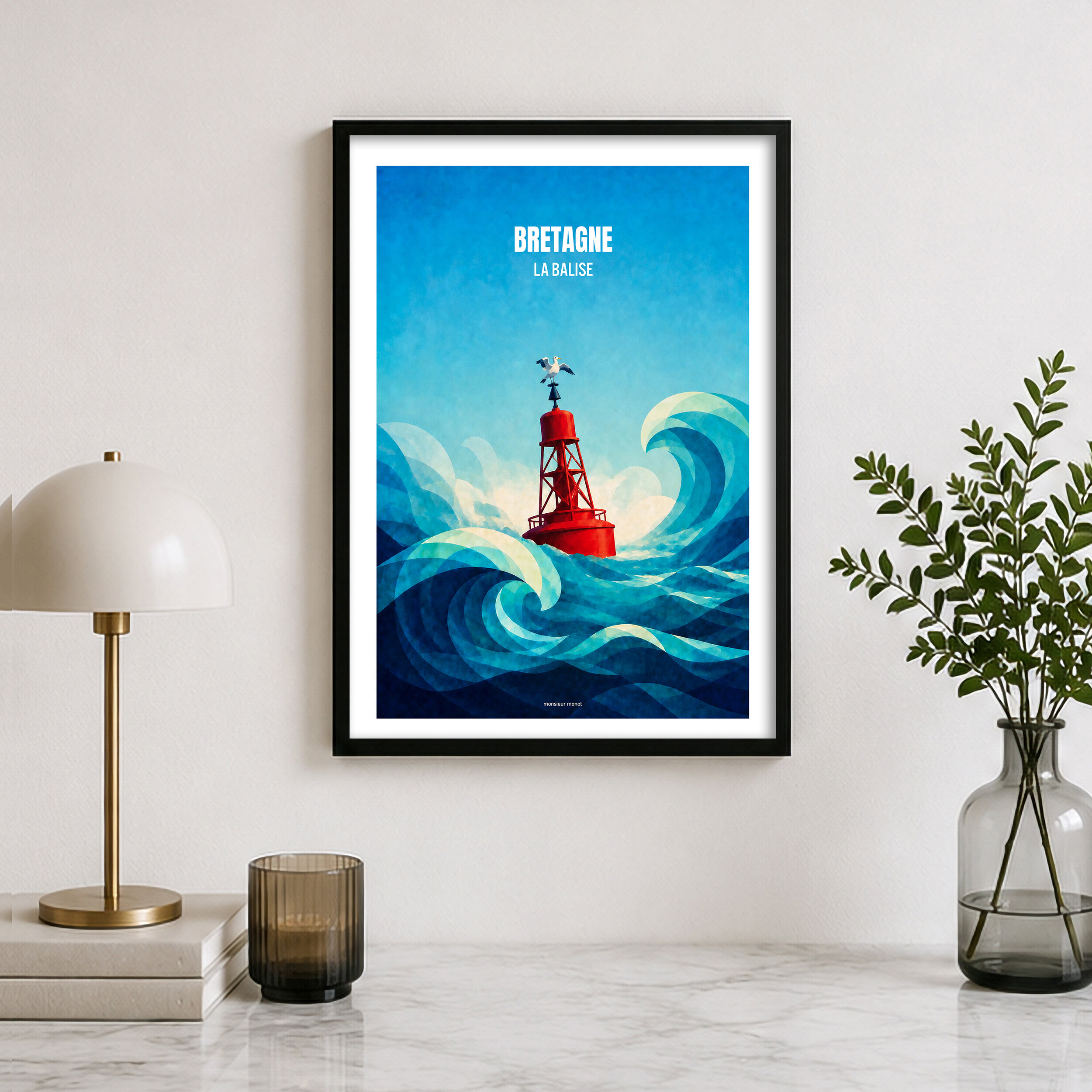 Affiche La Balise Bretagne