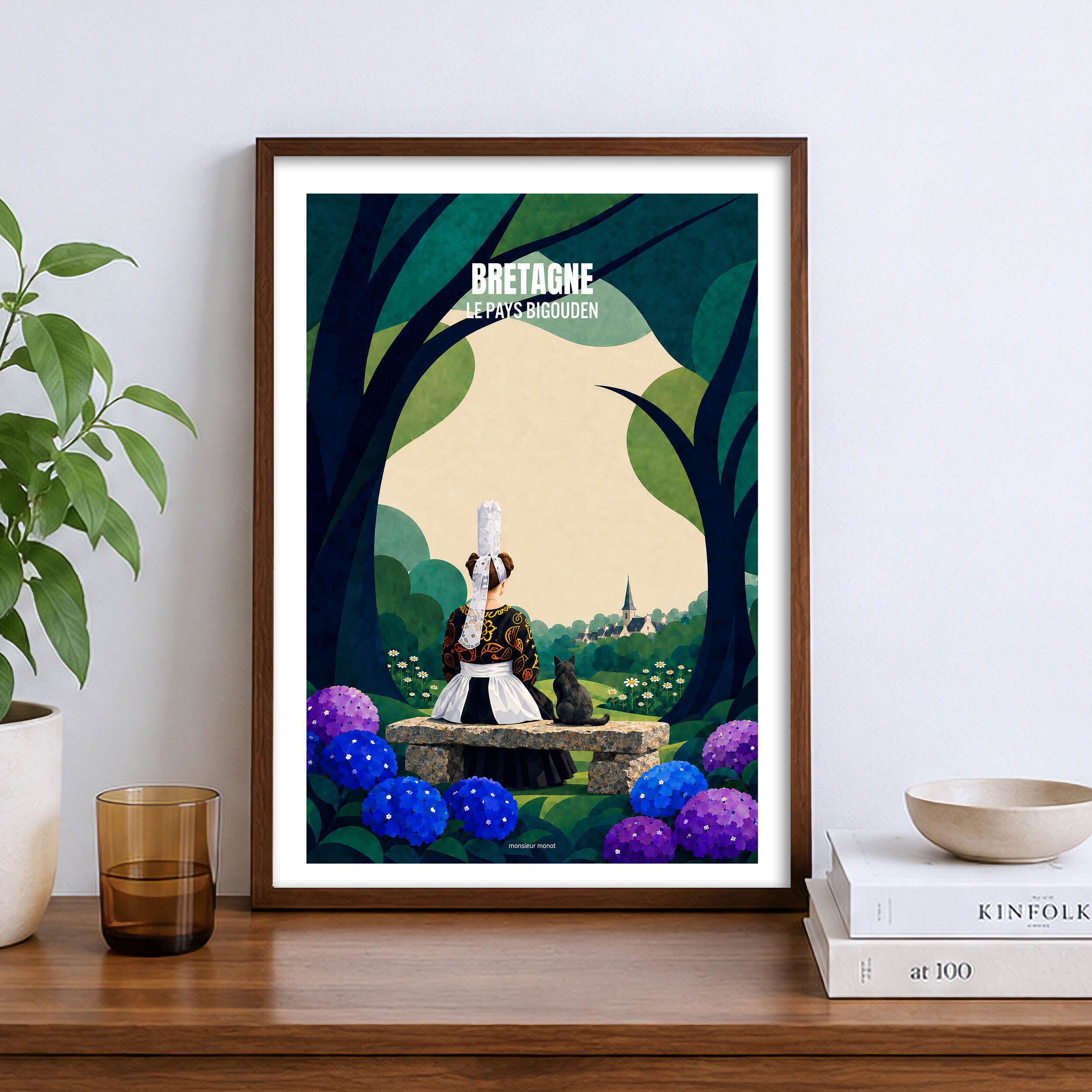 Affiche bretagne le pays bigouden