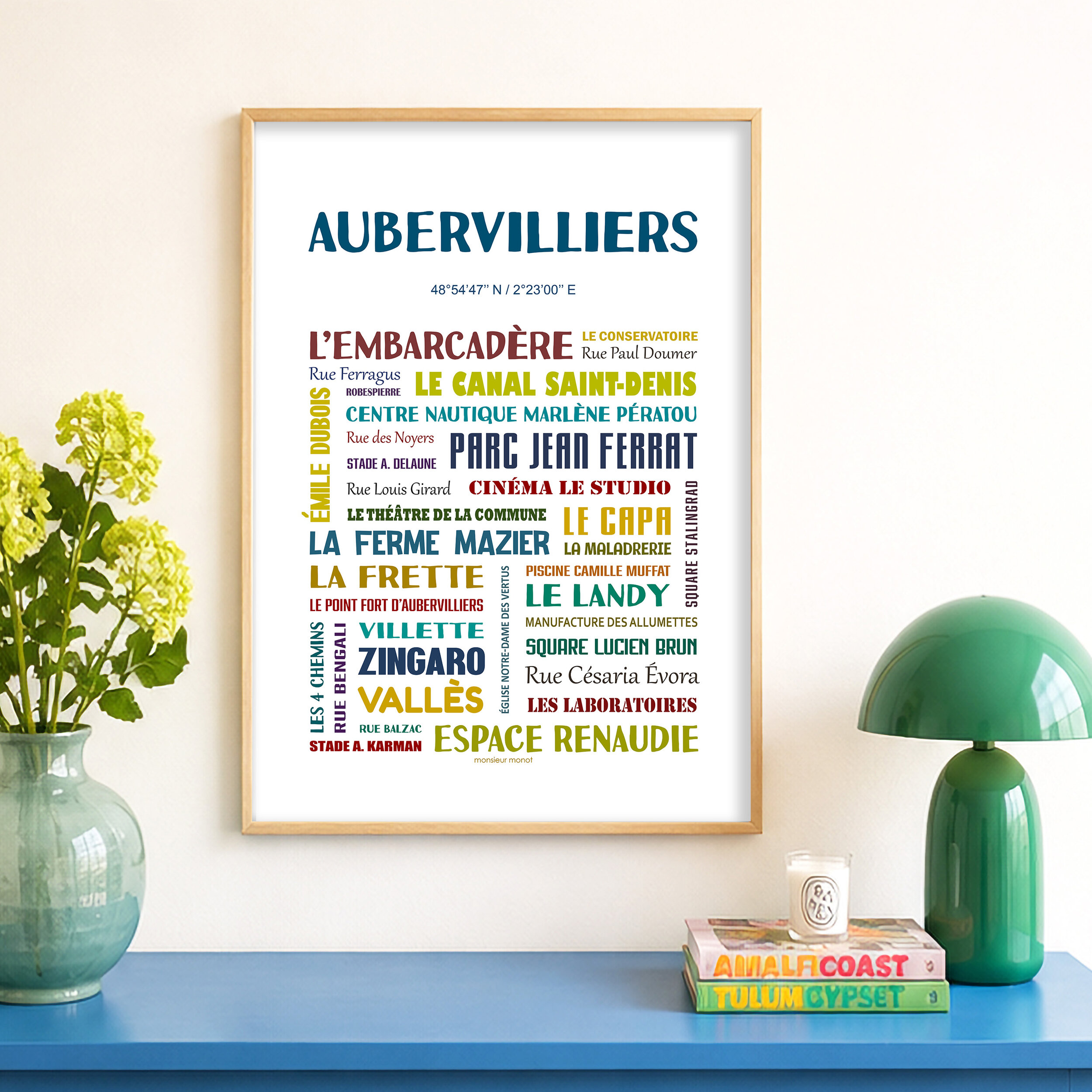 Affiche Aubervilliers les Quartiers