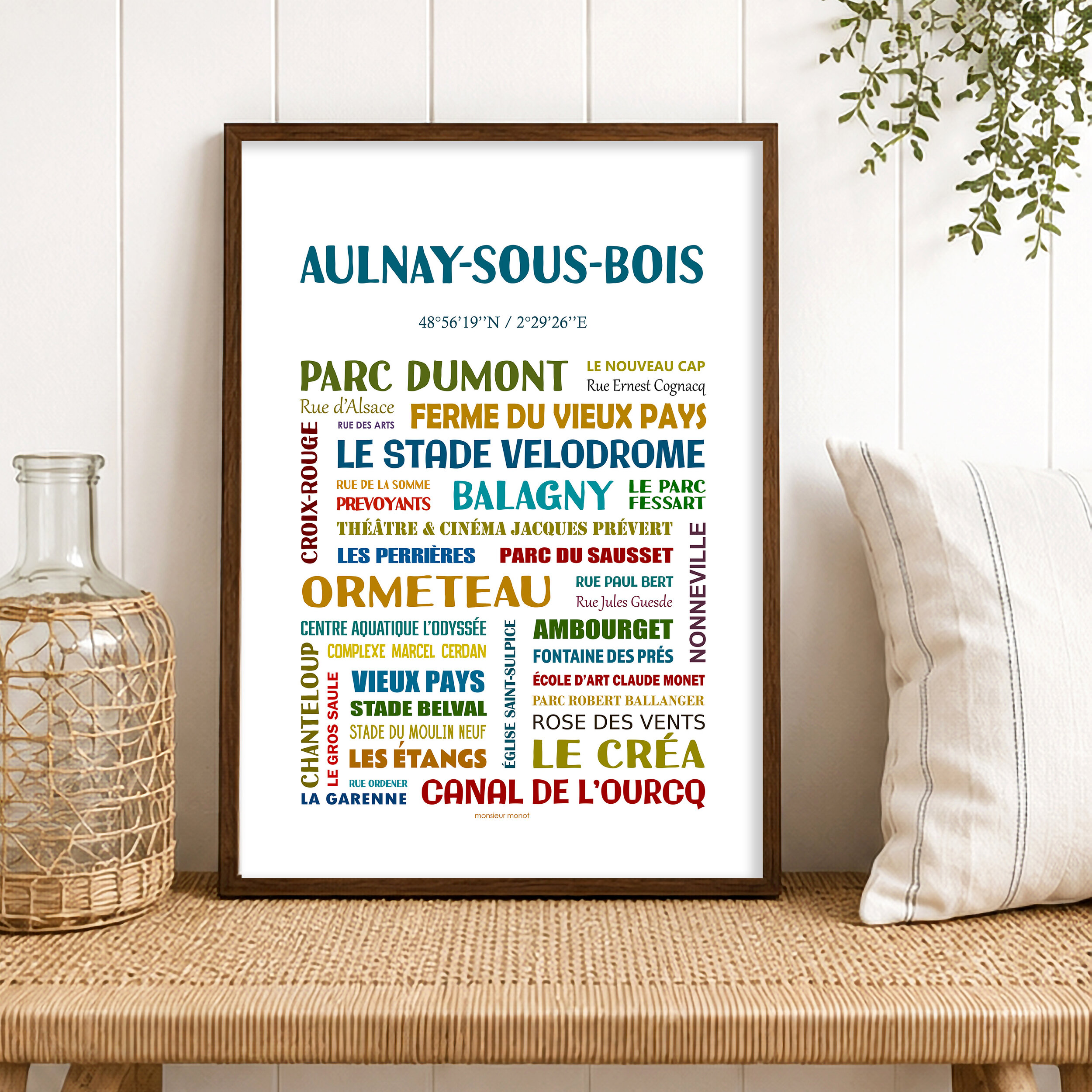 Affiche de Aulnay sous Bois quartiers