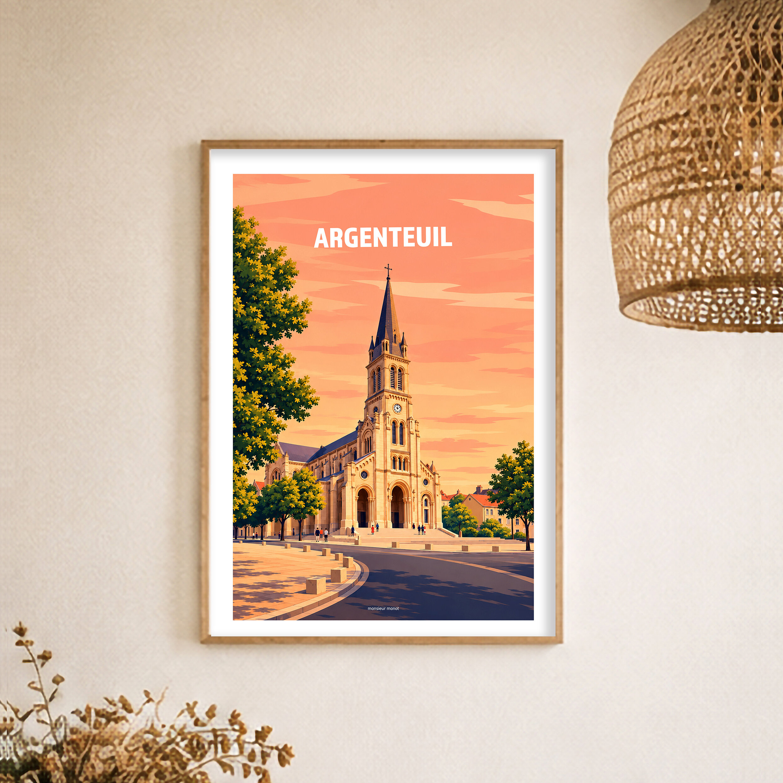 Affiche Argenteuil couleurs