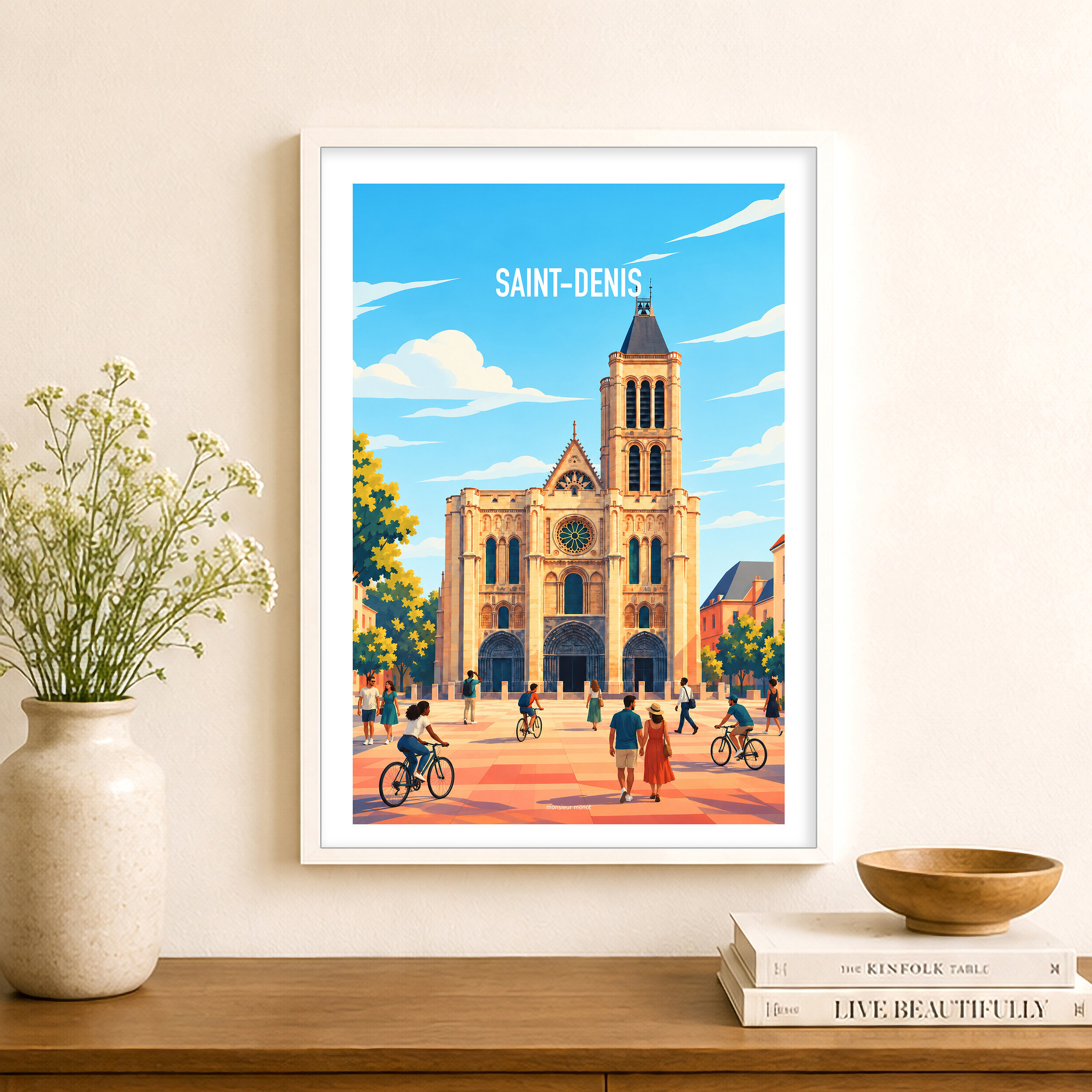 AAffiche de Saint-Denis - Couleurs