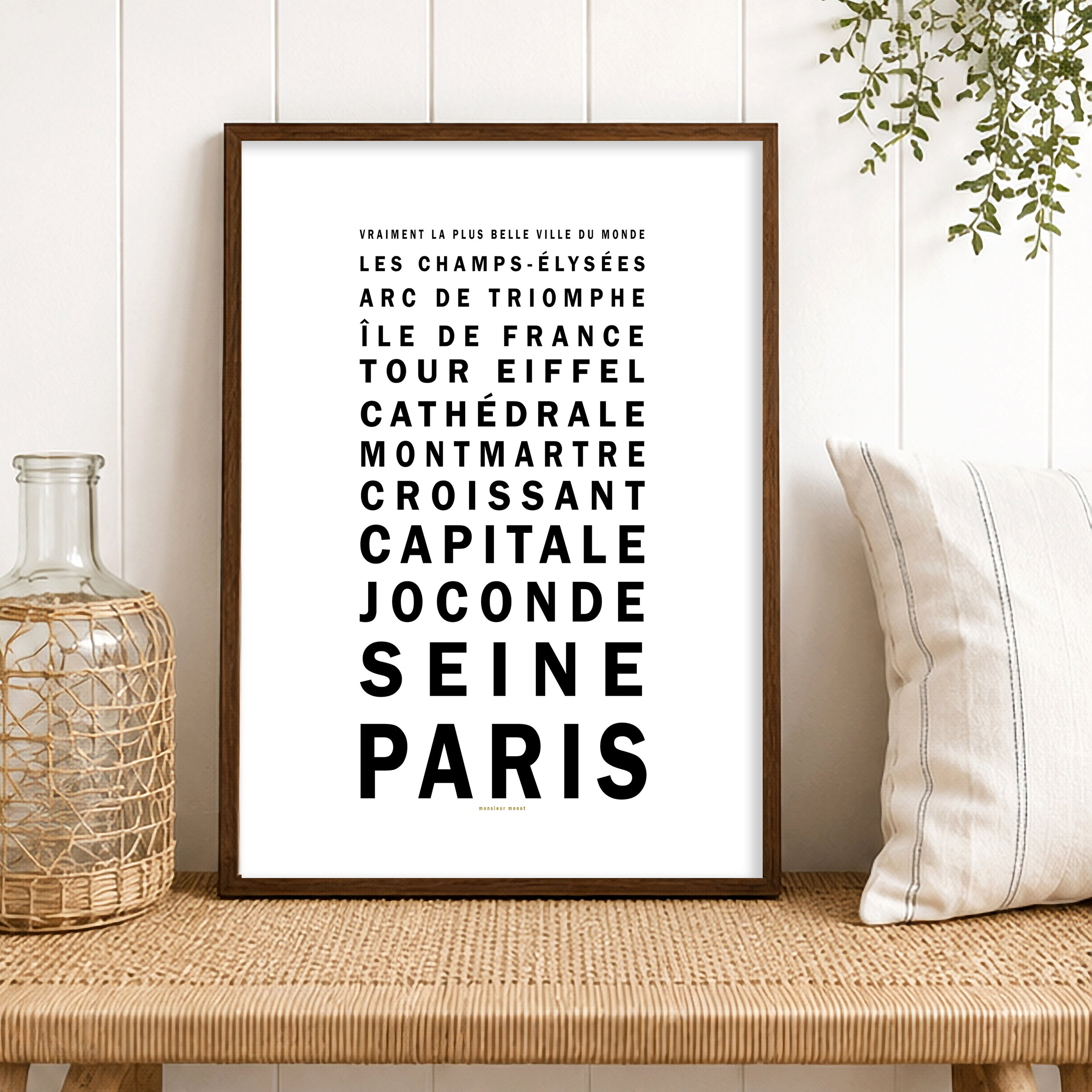 Affiche opticien Paris