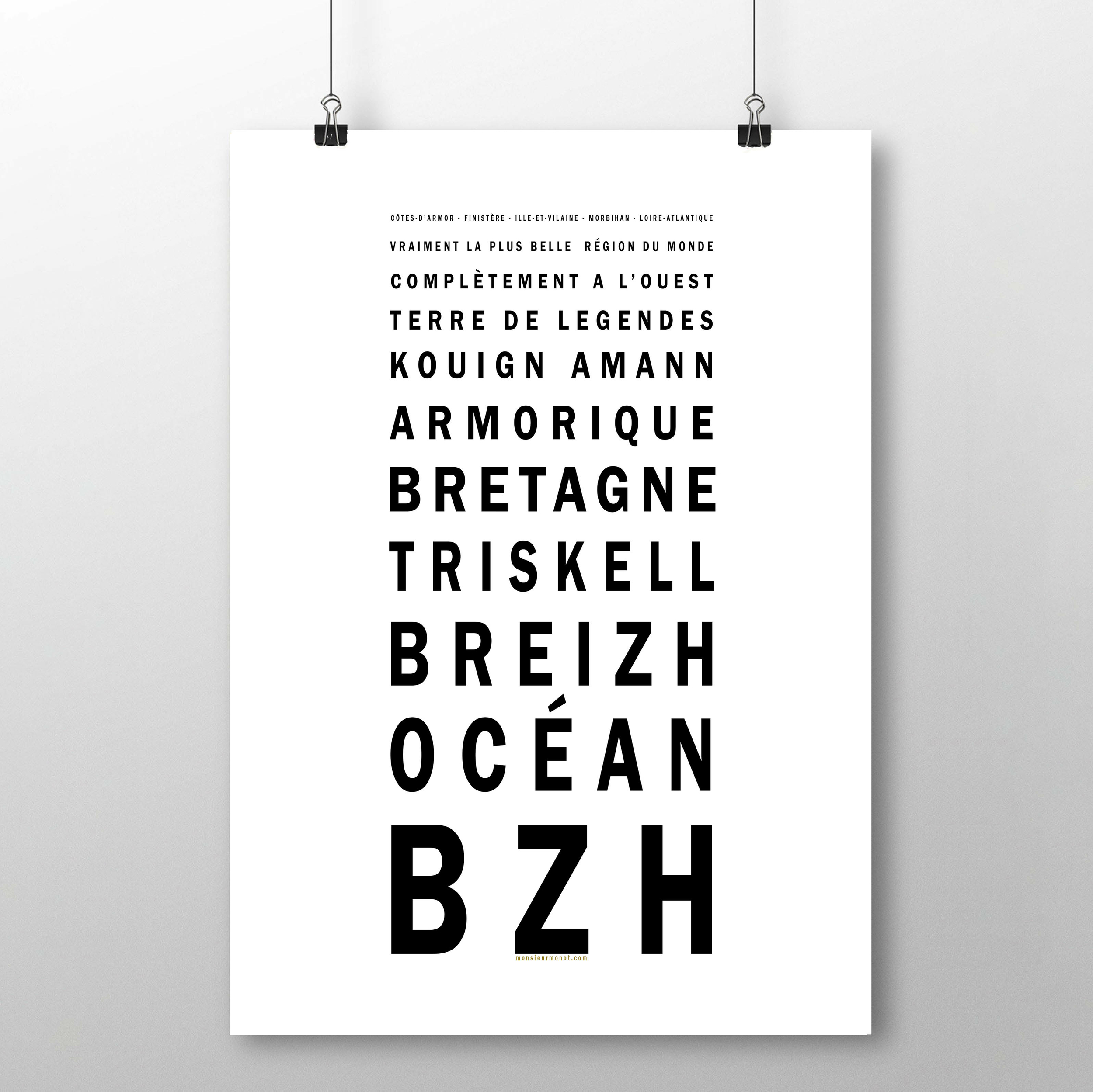 AFFICHE OPTICIEN BRETON TOUTES LES AFFICHES/AFFICHES BRETAGNE