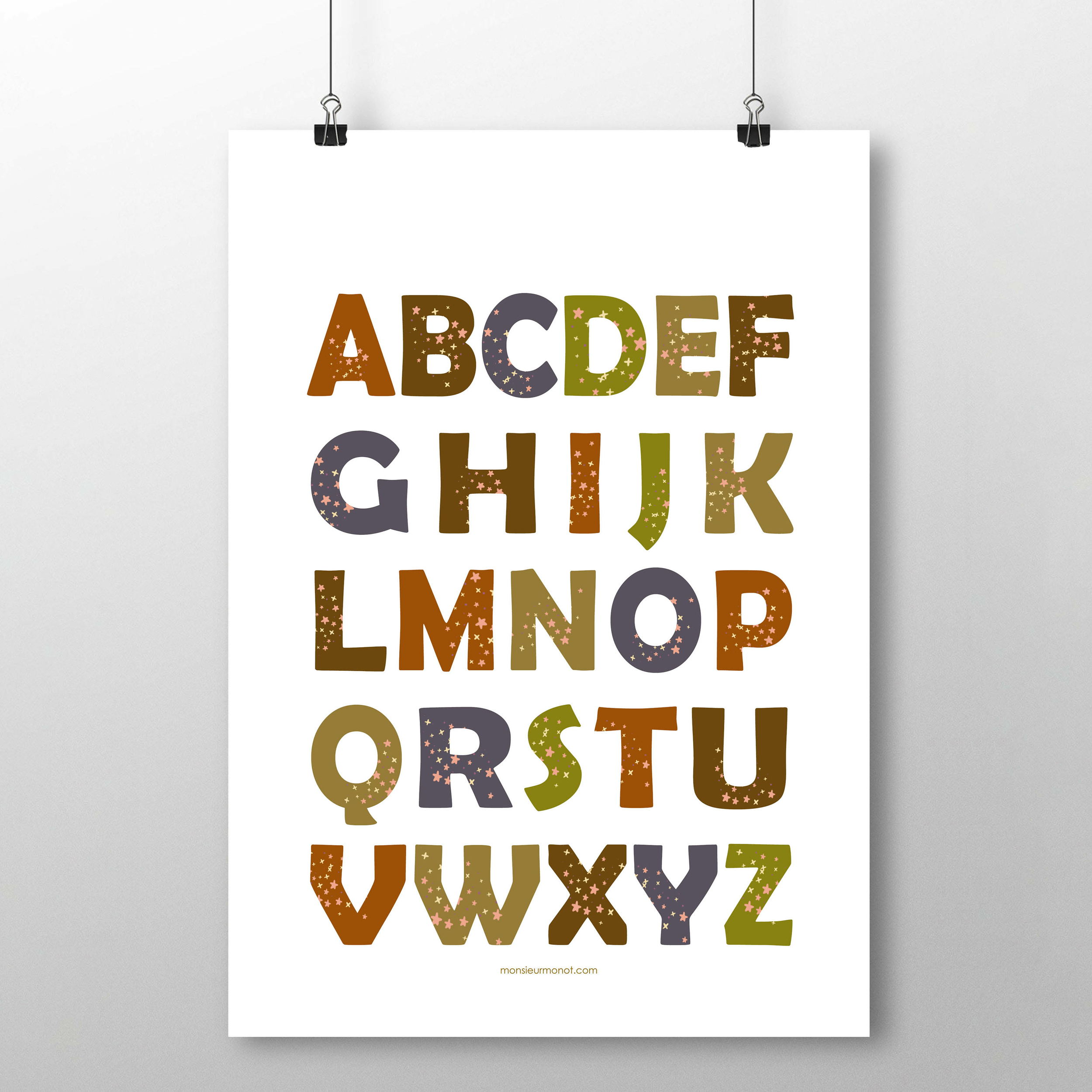 AFFICHE ALPHABET