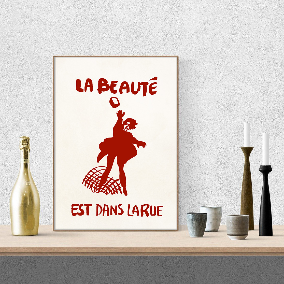 AFFICHE LA BEAUTE EST DANS LA RUE TOUTES LES AFFICHES/AFFICHES FAMILLE monsieurmonot