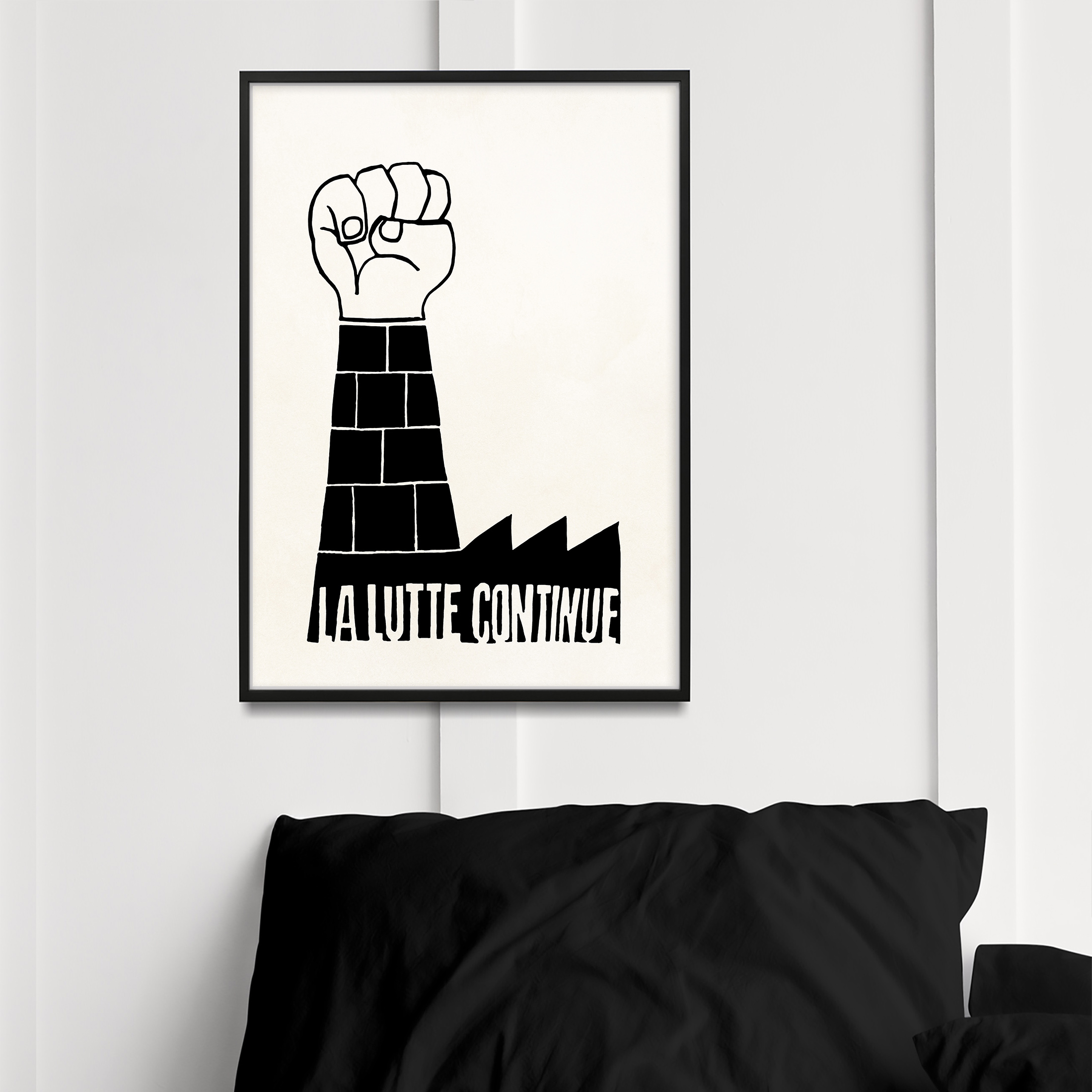 AFFICHE LA LUTTE CONTINUE - TOUTES LES AFFICHES/AFFICHES FAMILLE