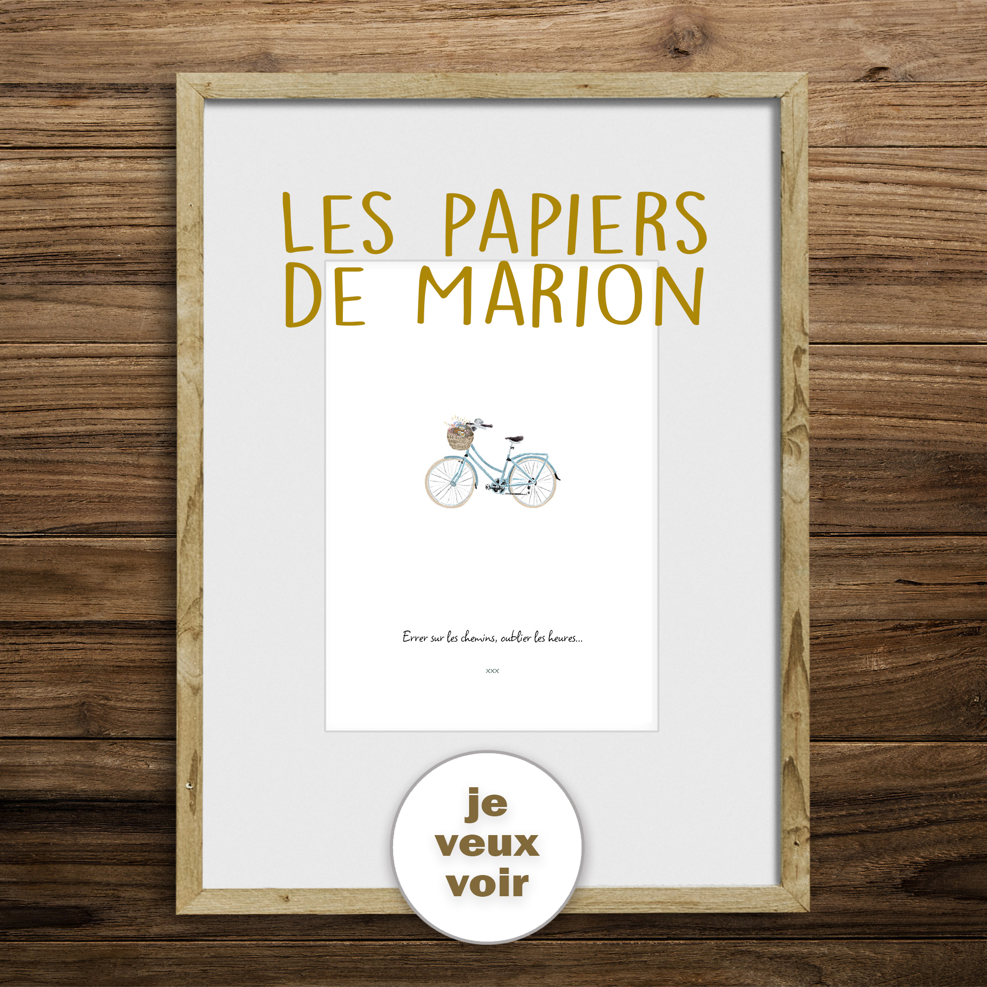 LES PAPIERS DE MARION