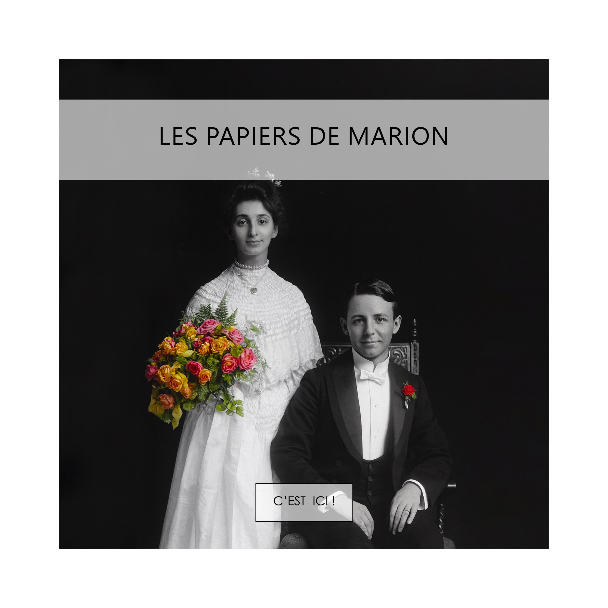 Cartes et affiches les Papiers de Marion