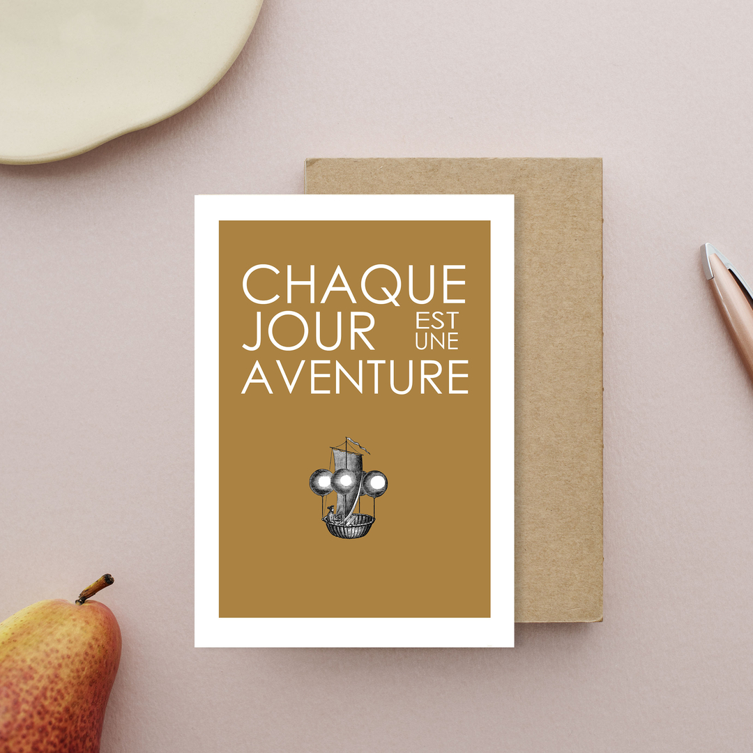 Carte D'anniversaire Pour Aventures En Plein Air Thème