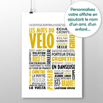 Affiche les mots du Vélo