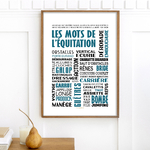 les mots de lequitation bleue
