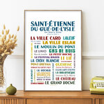 affiche Saint-Etienne du gué de l'ile