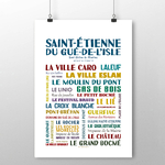 affiche Saint-Etienne du gué de lile 2