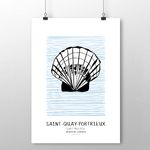 affiche Saint-Quay portrieux coquille