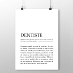 Affiche dentiste femme 2