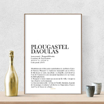 affiche plougastel daoulas definition