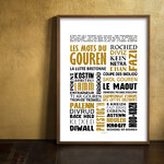 Affiche les Mots du Gouren jaune