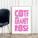 affiche La côte de Granit Rose