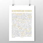 affiche Dictionnaire Vendéen 2