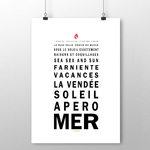 affiche Opticien Vendéen en vacances 2