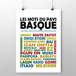 affiche Les mots du pays basque 2