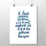 affiche Il faut sauver gateau basque 2