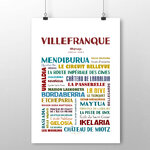 affiche de villefranque