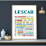 affiche de lescar