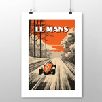 affiche Le Mans Course 2