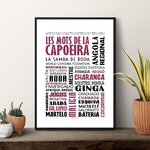 Affiche La Capoeira Rose