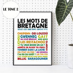 Affiche Les Mots de Bretagne Tome 2