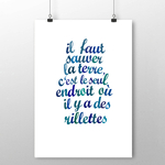 affiche sauver la terre rillettes 2