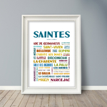 Affiche Saintes