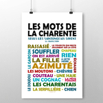 affiche Les Mots de la Charente La Traduction 2