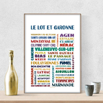 affiche Le Lot et Garonne