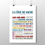 affiche la cote de nacre NEW