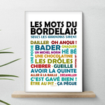 affiche Les mots du Bordelais