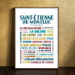affiche de Saint-Etienne de Montluc