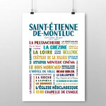 affiche de Saint etienne de Montluc 2