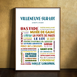affiche de Villeneuve sur lot