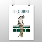 affiche de LIBOURNE PONT DE PIERRE 2