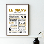 affiche Le Mans les choses à faire 2