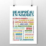 affiche de Beaupréau en Mauges  2