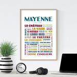 affiche Mayenne la ville