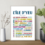 affiche L'île d'Yeu