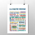 affiche La Haute Vienne  2 NEW