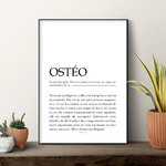 affiche Osteo femme