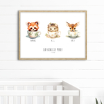 Affiche famille tasse 1