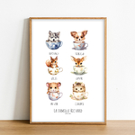 Affiche famille tasse 2